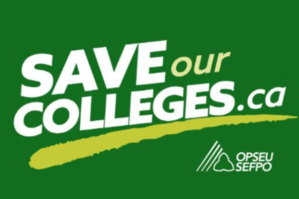 Save Our Colleges graphic